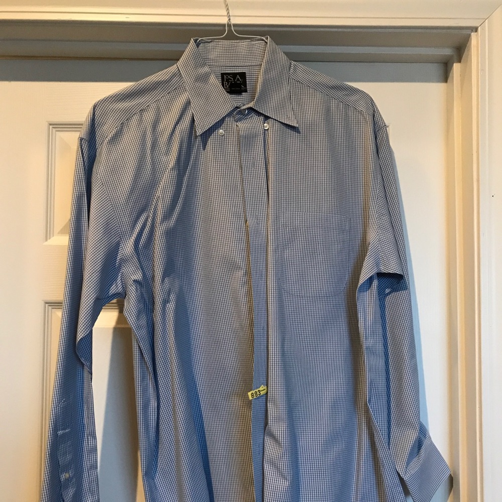 Men's, Jos. A. Bank, shades of blue, dress shirt